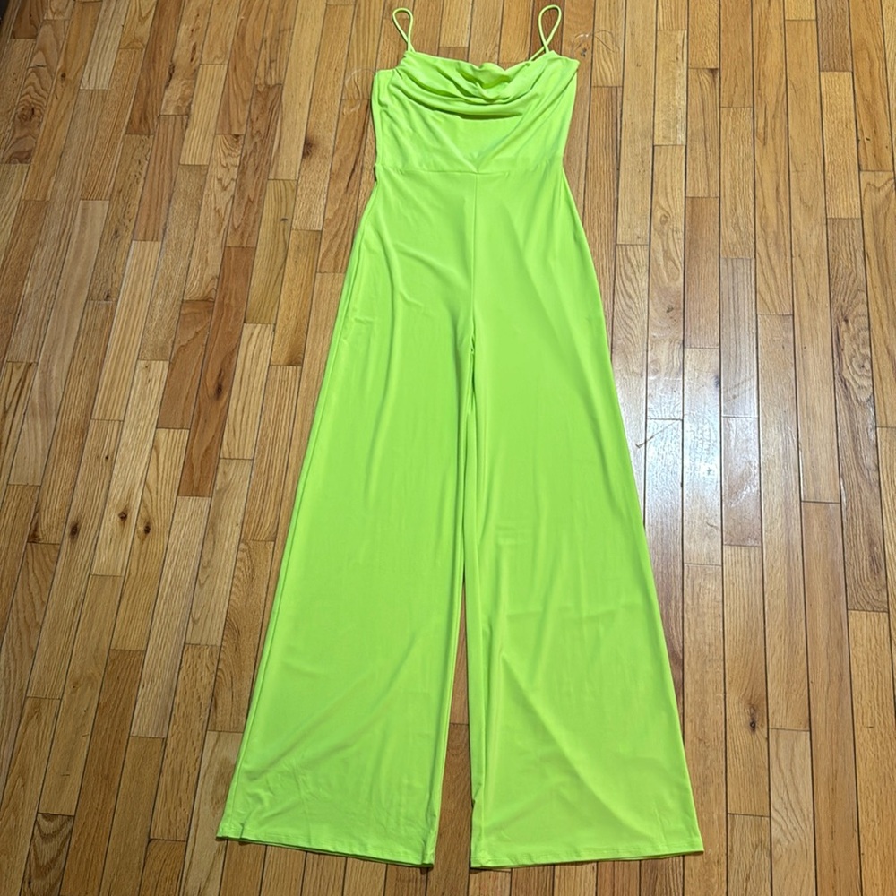 NWT Lime green jumpsuit